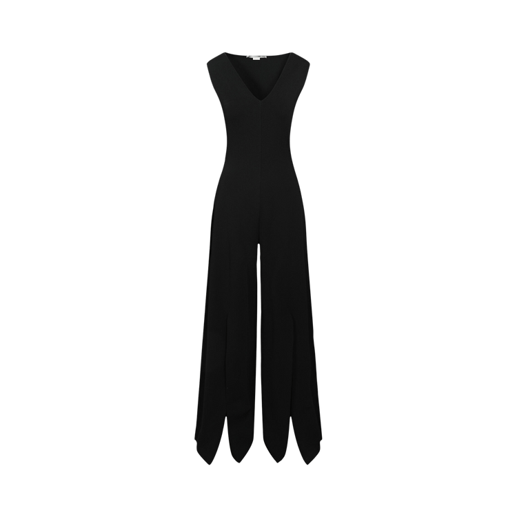 Stella McCartney Compact Knit Jumpsuit "Black"