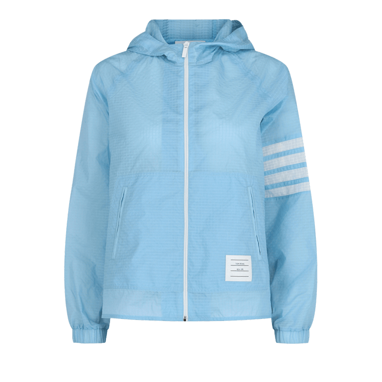 Thom Browne Ultralight Ripstop 4 Bar Anorak "Blue"
