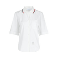 Thom Browne Poplin Box Pleated Shirt "White"