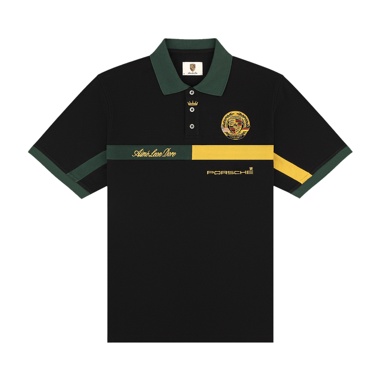 Aimé Leon Dore x Porsche Racing Polo "Jet Black"