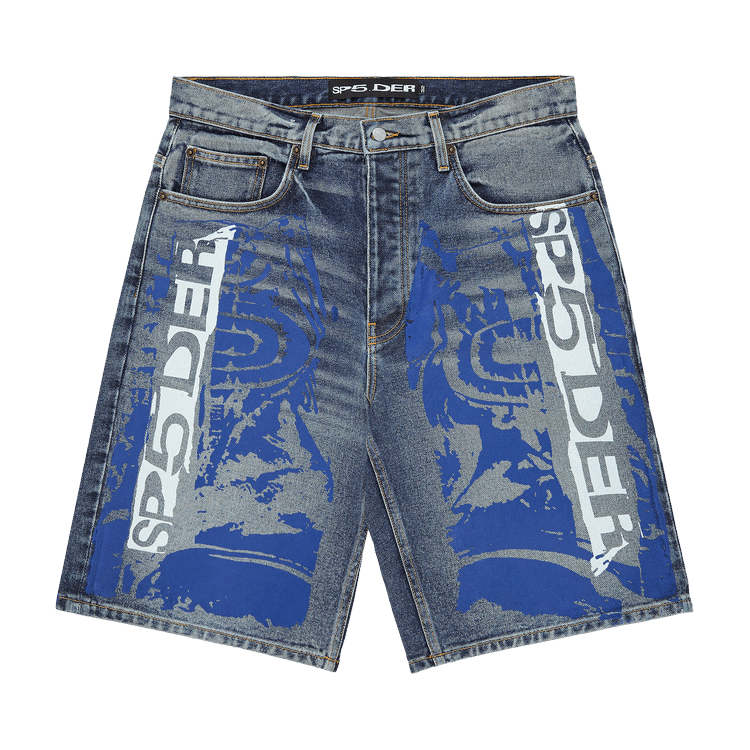 Sp5der Moto GT Denim Short "Indigo"