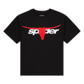 Sp5der Tx 5 Flag Tee "Black"