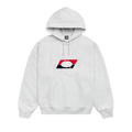 Stussy Double Stripe Embroidered Hoodie "Ash Heather"