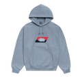 Stussy Double Stripe Embroidered Hoodie "Slate"