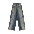 Who Decides War Winged Logo Bootcut Jeans "Indigo"