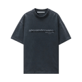 Alexander Wang Short-Sleeve T-Shirt "Washed Black"