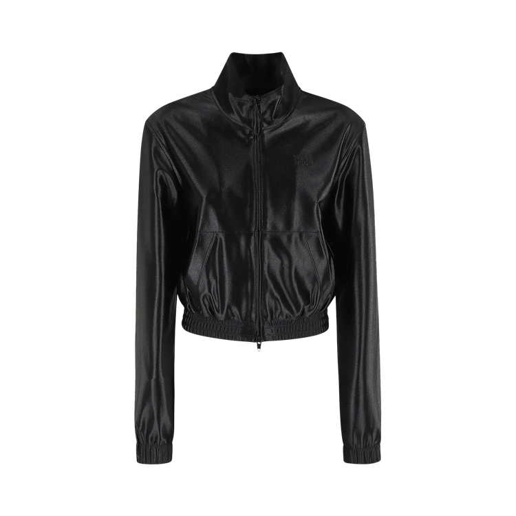 Alexander Wang Shrunken Zip Up Jacket "Black"