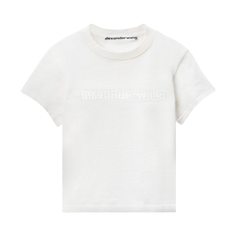 Alexander Wang Shrunken Tee "Vintage White"
