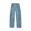 Alexander Wang Float Stars & Stripes Laser Print/Hotfix Jean "Vintage Medium Indigo"