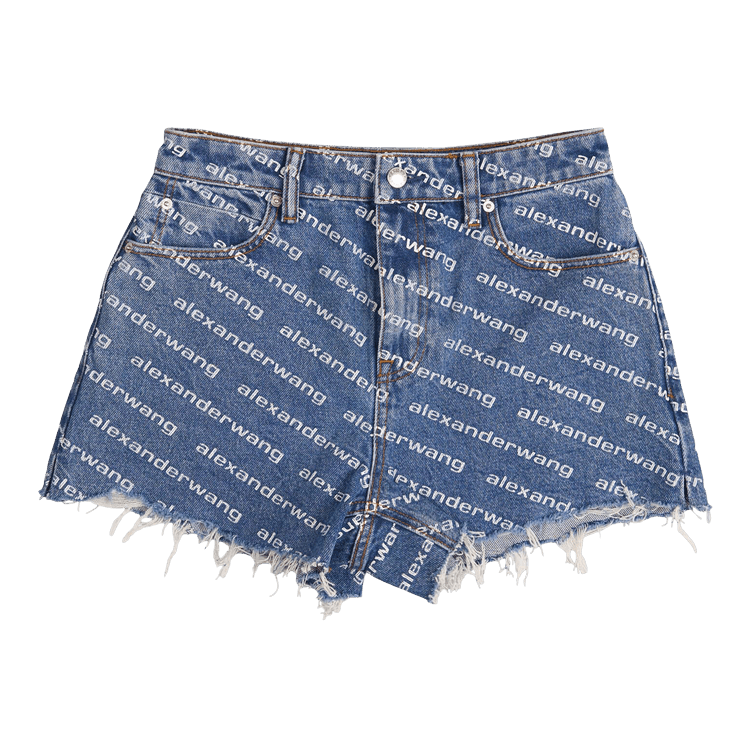 Alexander Wang Bite Shorts "Deep Blue/White"