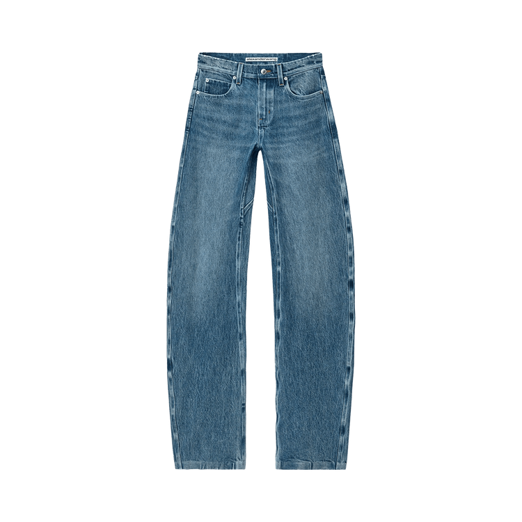 Alexander Wang Bonded Seams Low Rise Bowed Gusset Jean "Vintage Medium Indigo"