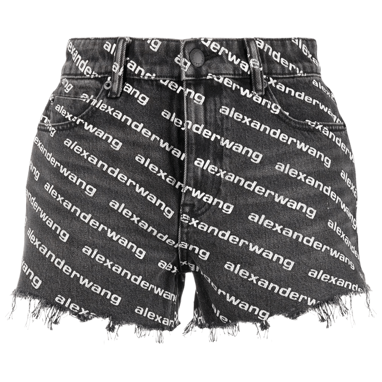Alexander Wang Bite Shorts "Grey Aged/White"
