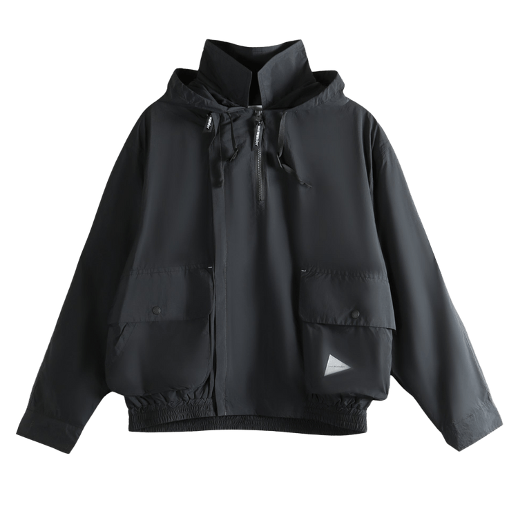 And Wander Water Repellent Light Jacket "Black"