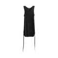 Ann Demeulemeester Mara Wrinkled Cropped Tank Top "Black"