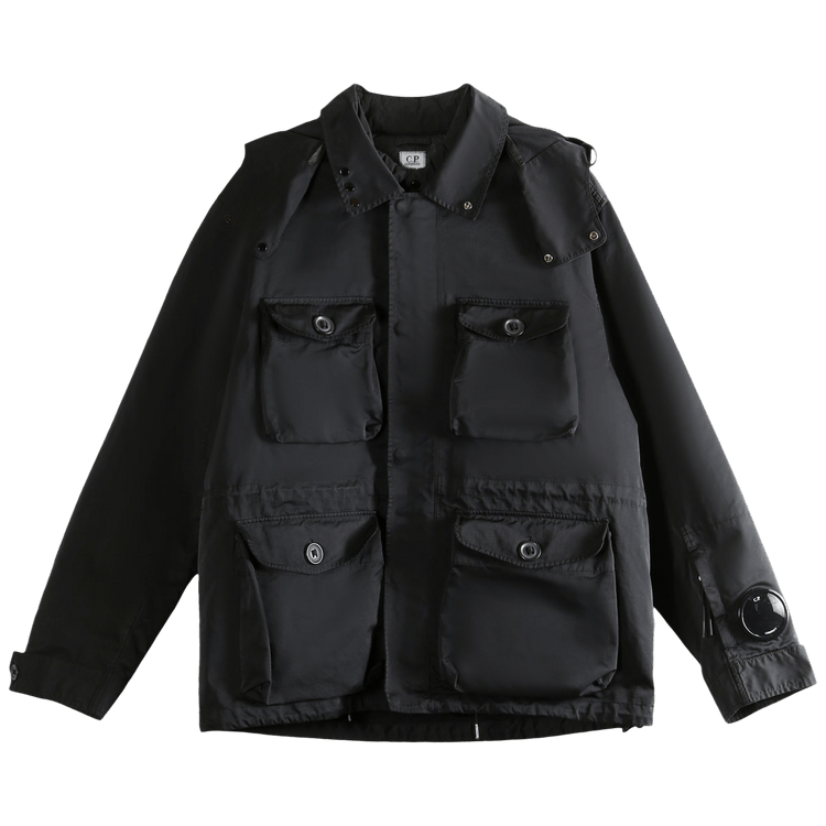 C.P. Company Medium Jacket In Micro Kei "Black"