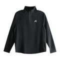 Malbon Performance Raglan Quarter Zip Sweatshirt "Black"
