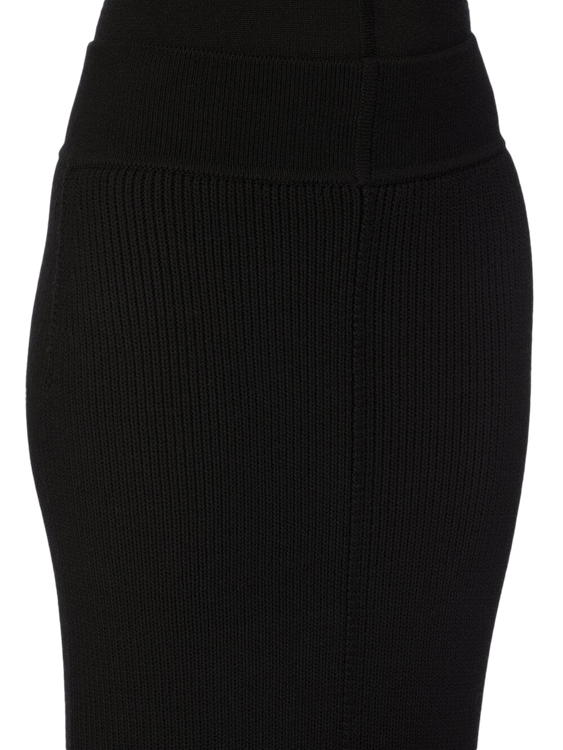 Rick Owens Short Sliced Skirt "Black"