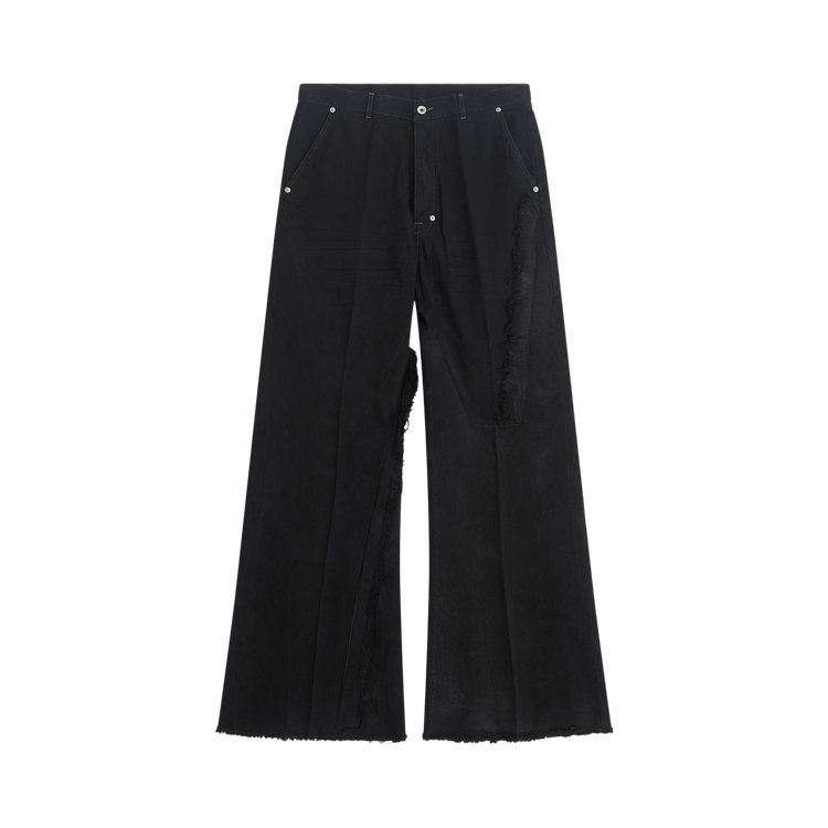 Rick Owens Denim Joris Trousers "Black"