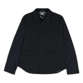 Thom Browne Quilted Shirt Jacket with Applied Pockets "Navy"