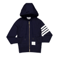 Thom Browne Double Face Full Zip Up Knitwear "Navy"
