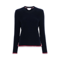 Thom Browne Long-Sleeve Top "Navy"