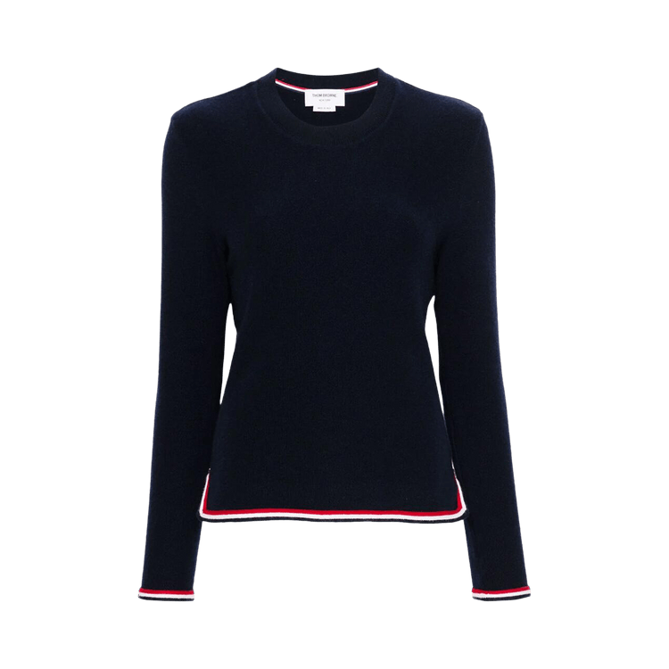 Thom Browne Long-Sleeve Top "Navy"