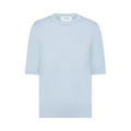 Thom Browne Jersey Stitch Short-Sleeve Tee "Light Blue"