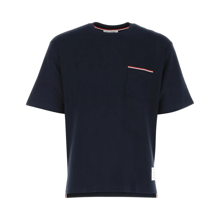 Thom Browne Short-Sleeve T-Shirt "Navy"