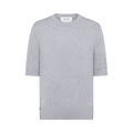 Thom Browne Jersey Stitch Short-Sleeve Tee "Light Grey"