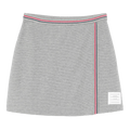 Thom Browne Mini Wrap Skirt "Light Grey"