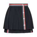 Thom Browne Mini Wrap Pleated Skirt "Brown"