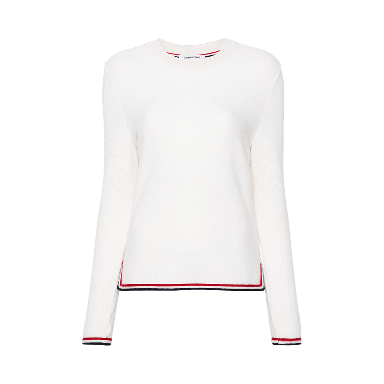 Thom Browne Long-Sleeve Top "White"