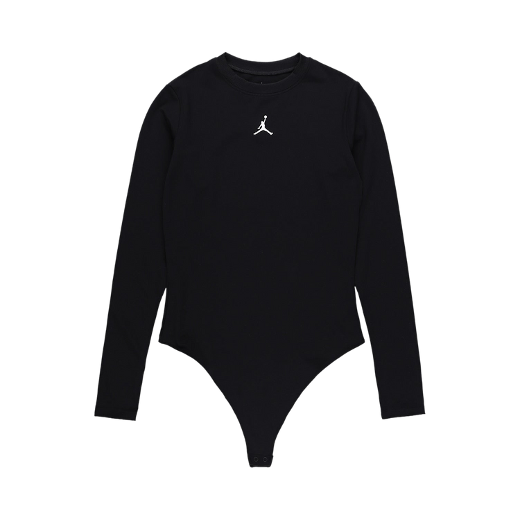 Air Jordan Long-Sleeve Bodysuit "Black/White"