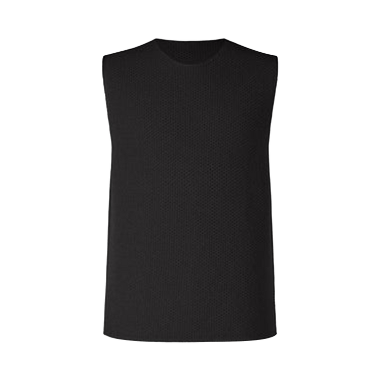 Homme Plissé Issey Miyake Rustic Knit Vest "Black"