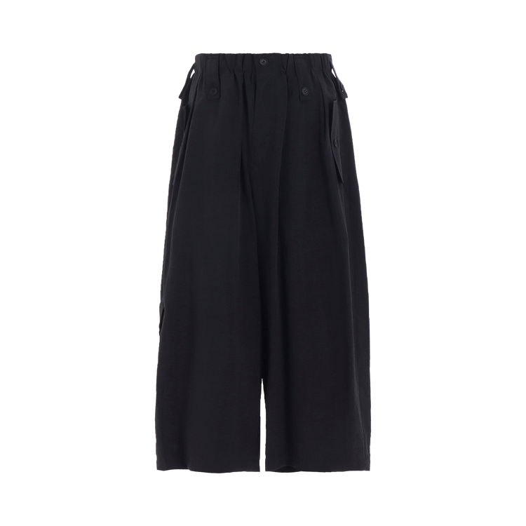 Yohji Yamamoto Flap D Wide Pants "Black"