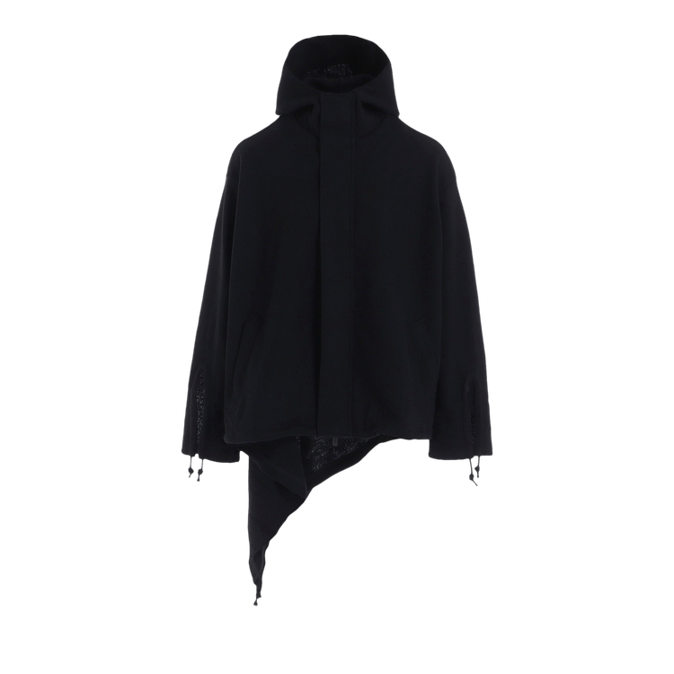 Yohji Yamamoto Gathered Po B Top "Black"