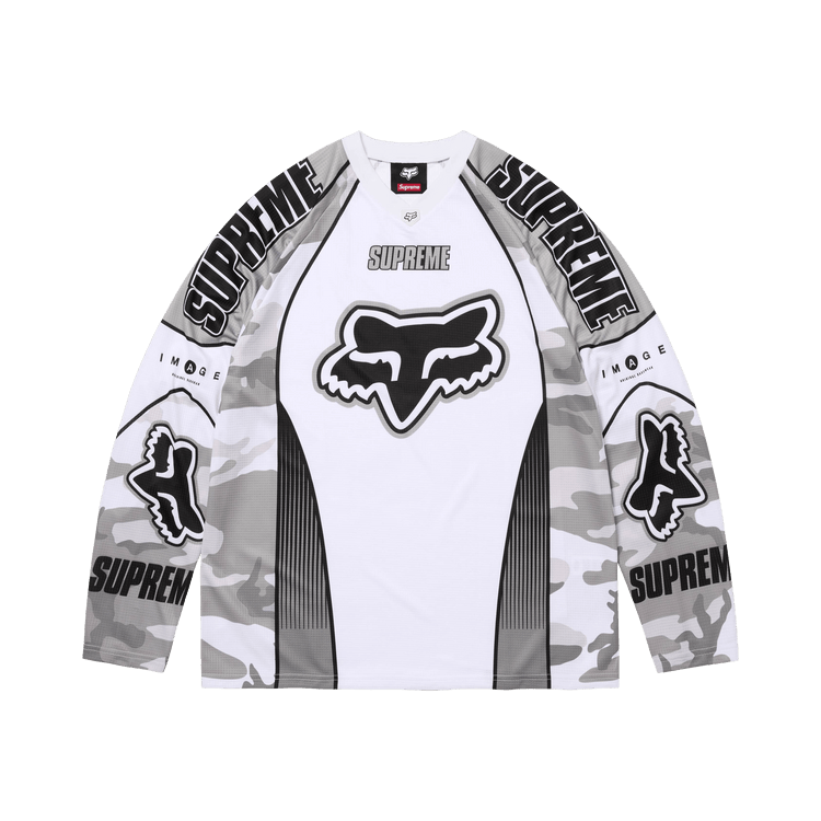 Supreme x Fox Racing DMX Jersey "Snow Camo"
