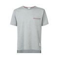 Thom Browne Short-Sleeve Pocket Tee "Light Grey"