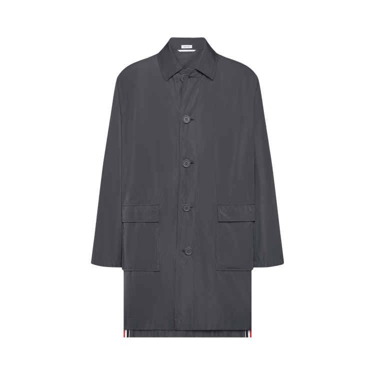 Thom Browne Packable Smock in Light Memory Tech "Dark Grey"