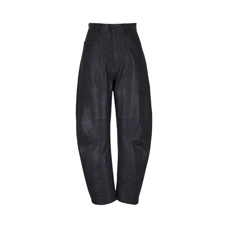 Nili Lotan Shon Leather Pant "Black"