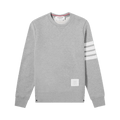 Thom Browne Classic 4 Bar Sweatshirt "Light Grey"