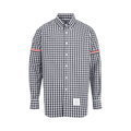 Thom Browne Long-Sleeve Shirt with GG Armband "Navy"