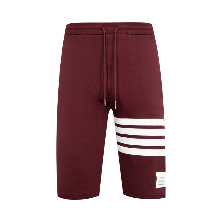 Thom Browne Classic Loopback 4 Bar Sweat Shorts "Burgundy"