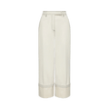 Thom Browne Wide Leg Beltloop Trouser "White"