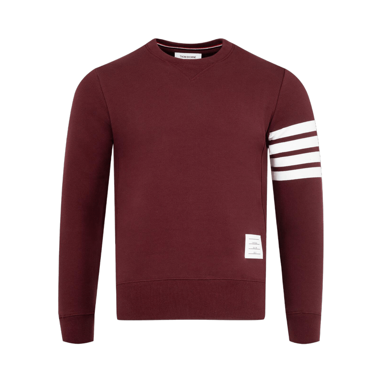 Thom Browne Classic Loopback 4 Bar Sweatshirt "Burgundy"