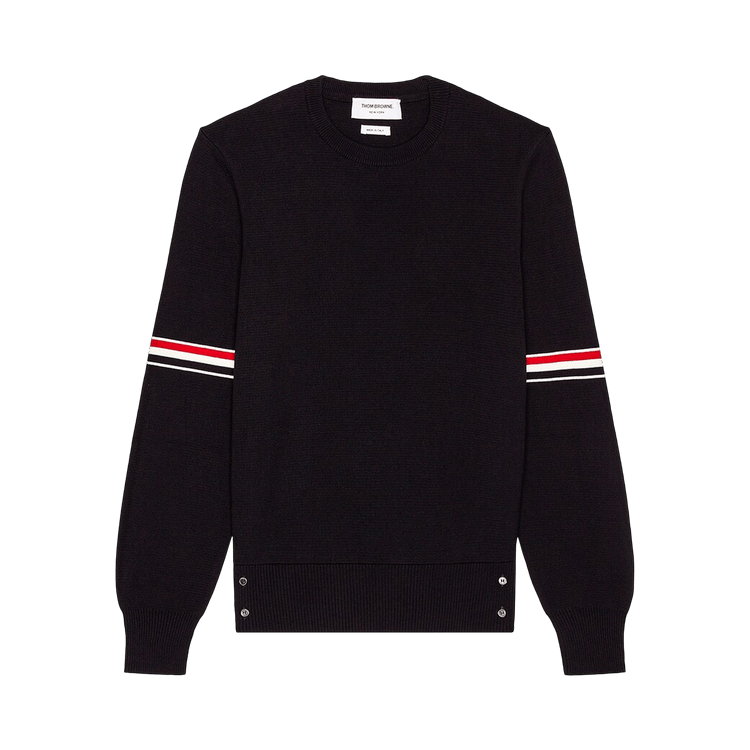 Thom Browne Crew Neck Pullover "Navy"