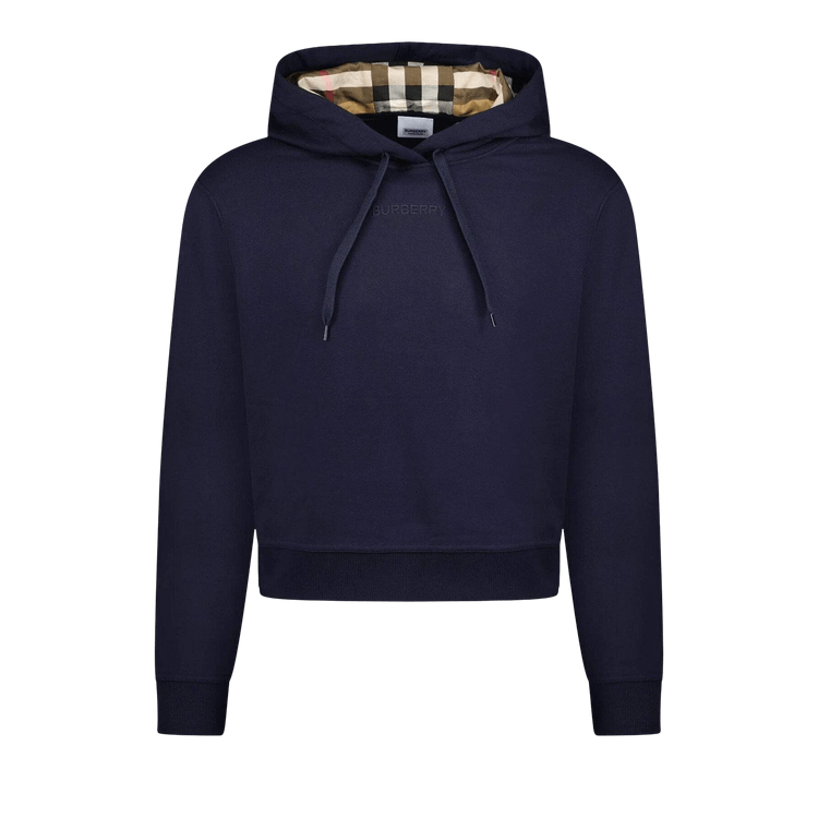 Burberry Talley Check Hoodie "Navy"