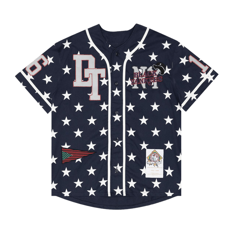 Denim Tears Jenkins Baseball Jersey "Navy"