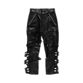 Doublet Buckle Overload Leather Pants "Black"