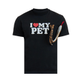 Doublet I Love My Pet T-Shirt "Black"